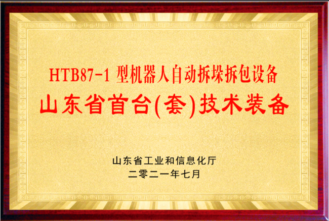 機(jī)器人自動拆垛拆包設(shè)備首臺套技術(shù)裝備