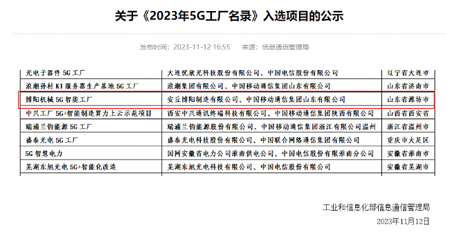 5g工廠名錄